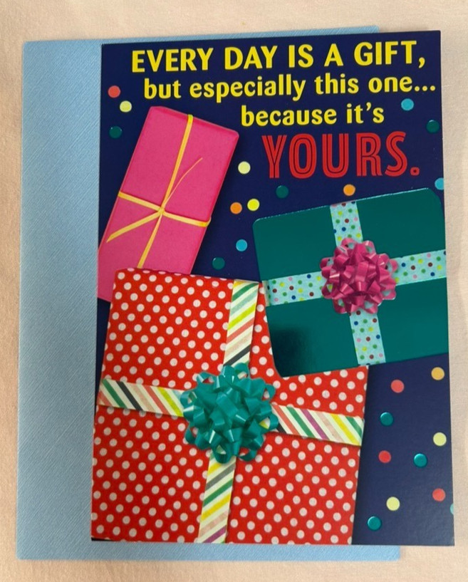 Happy Birthday Greeting Card w/ Envelope