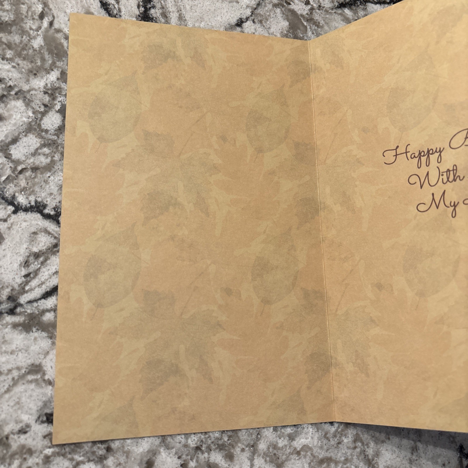 Birthday To My Husband 💙 Always Love You 5”x7.75″ Stockwell Greeting Card