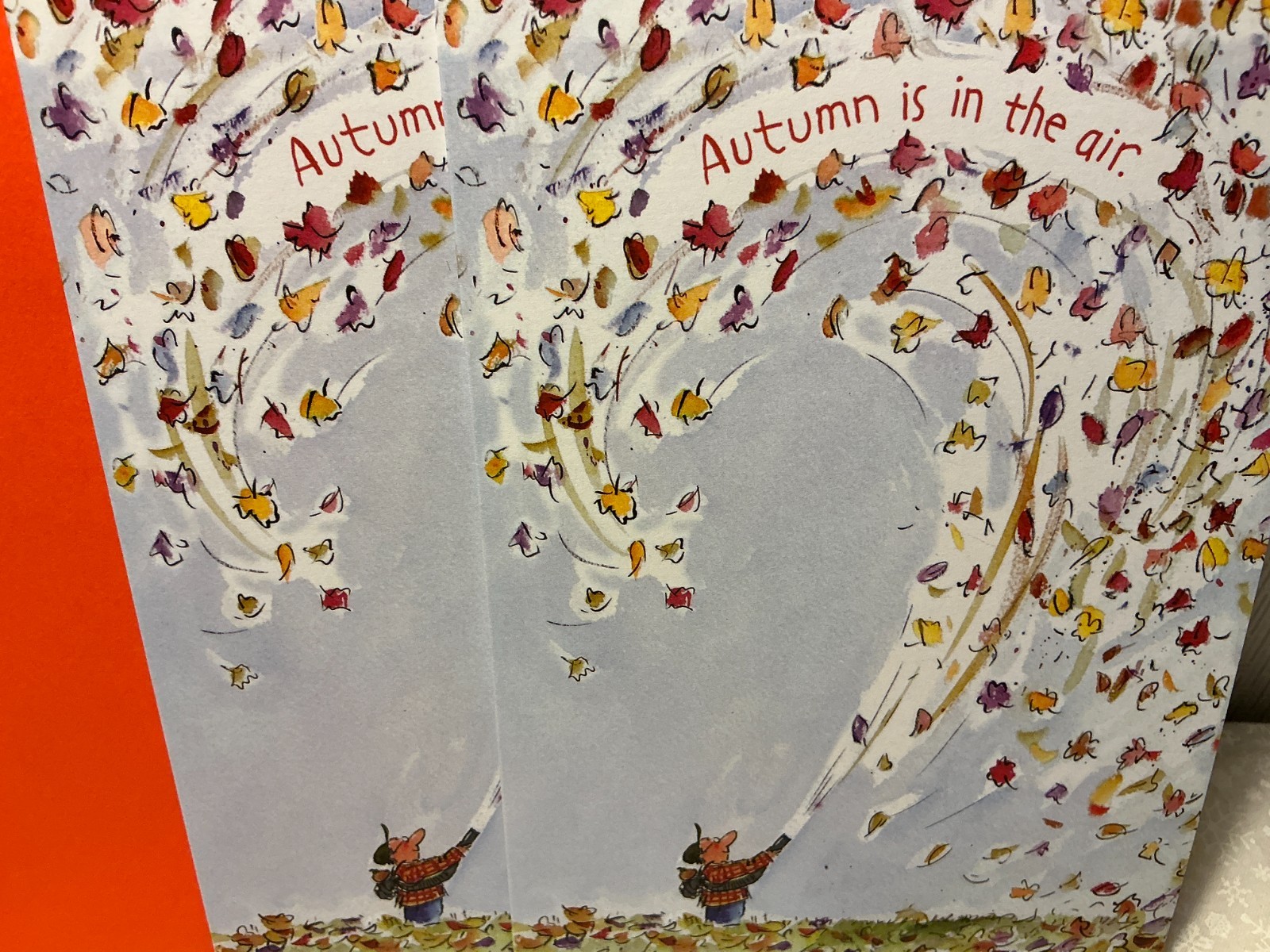 THANKSGIVING RSVP GREETING CARDS New w/Envelope LOT 2 “Autumn is in the air…”