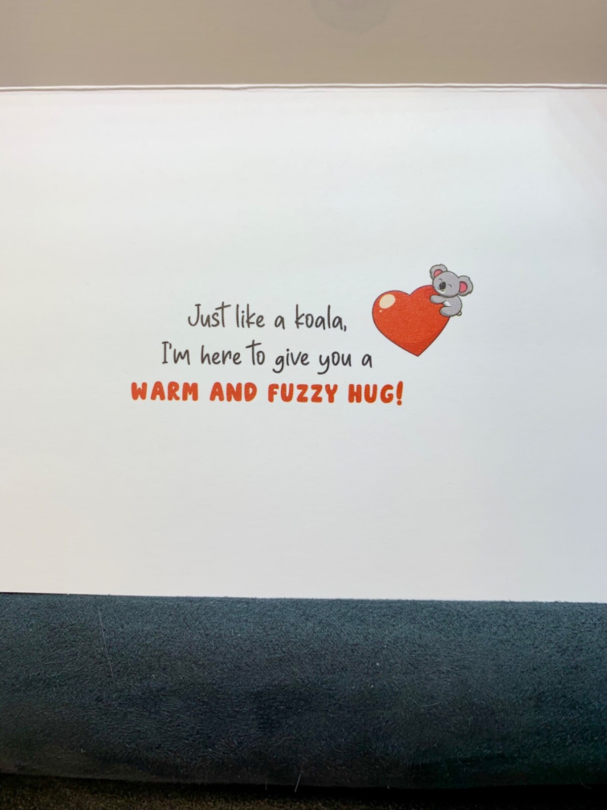 Thinking of You Encouragement Greeting Card Sweet Koala Hug!