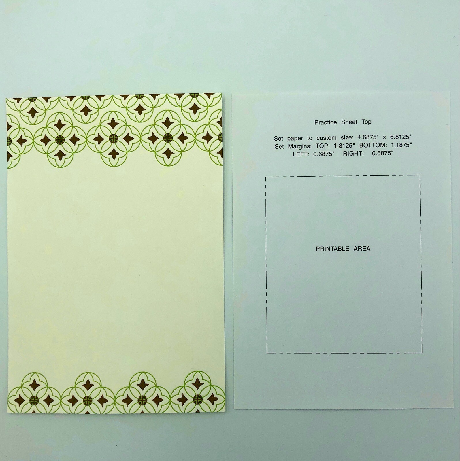 Hallmark Invitation Kit All Occasions Pack of 10 Invitations Brown and Green