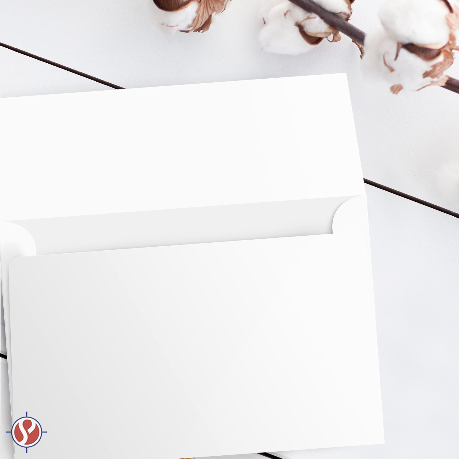 A2 Envelopes, 4 3/8 x 5 3/4, 24lb (90gsm), White, Gummed Square Flap