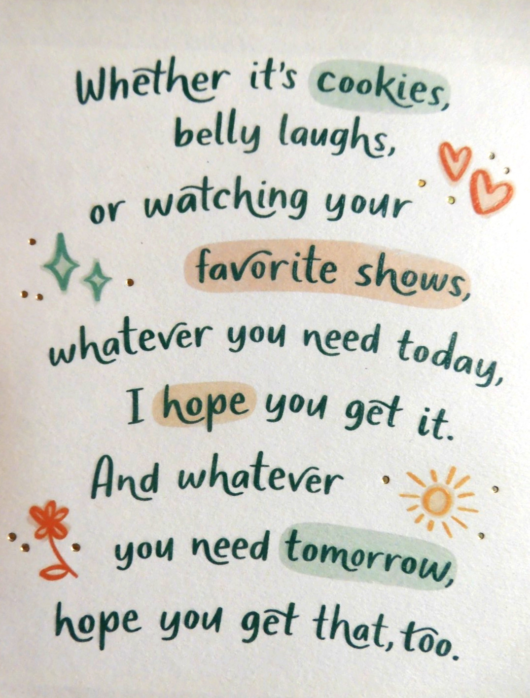 3 Cards Hallmark Encouragement Little Things Can Make a Difference Tough Times