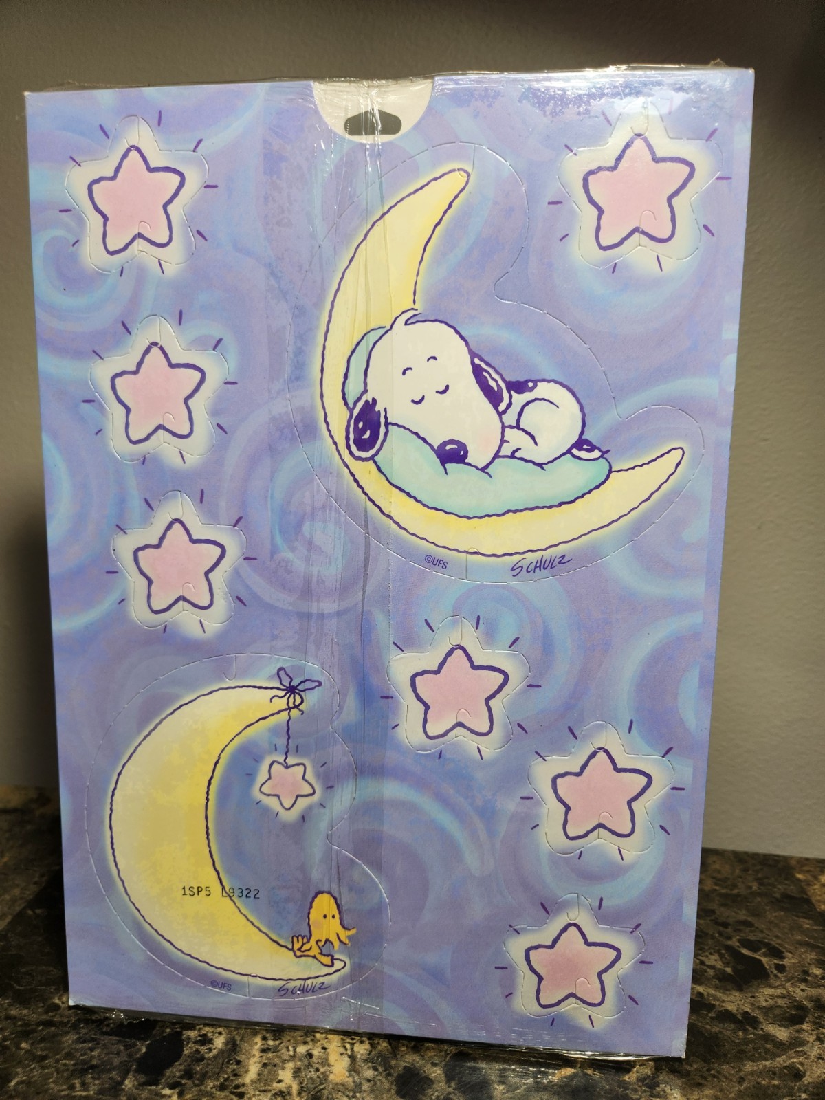 VINTAGE Hallmark Peanuts BABY SNOOPY Baby Shower Decorative Mobile & Invitation