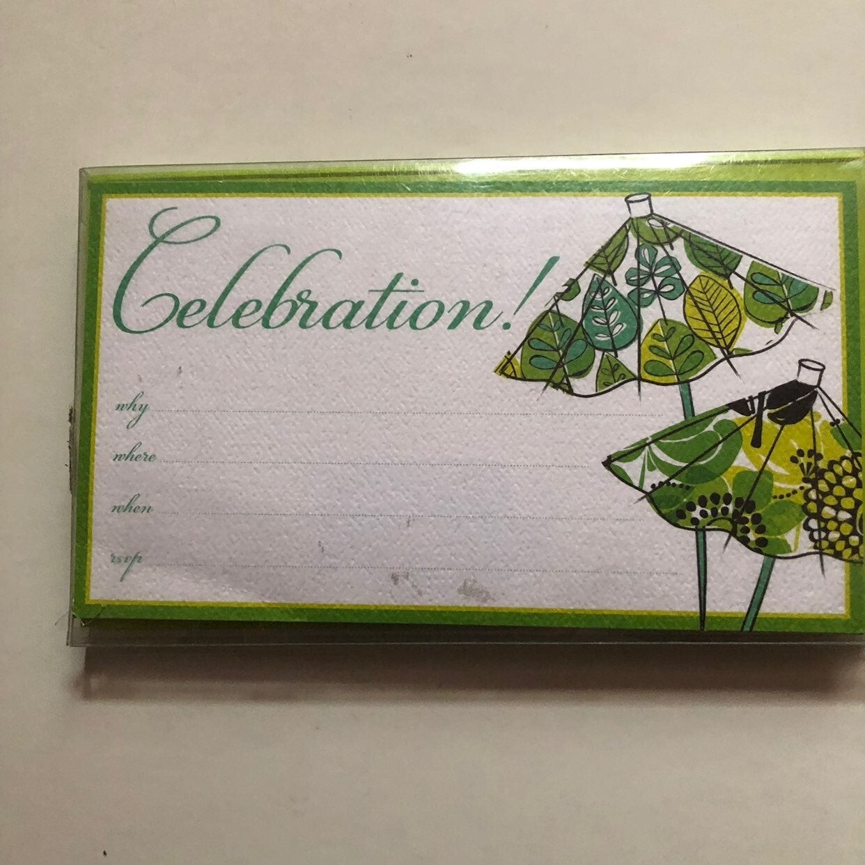 Vera Bradley Invitations Set 10 New Party Event