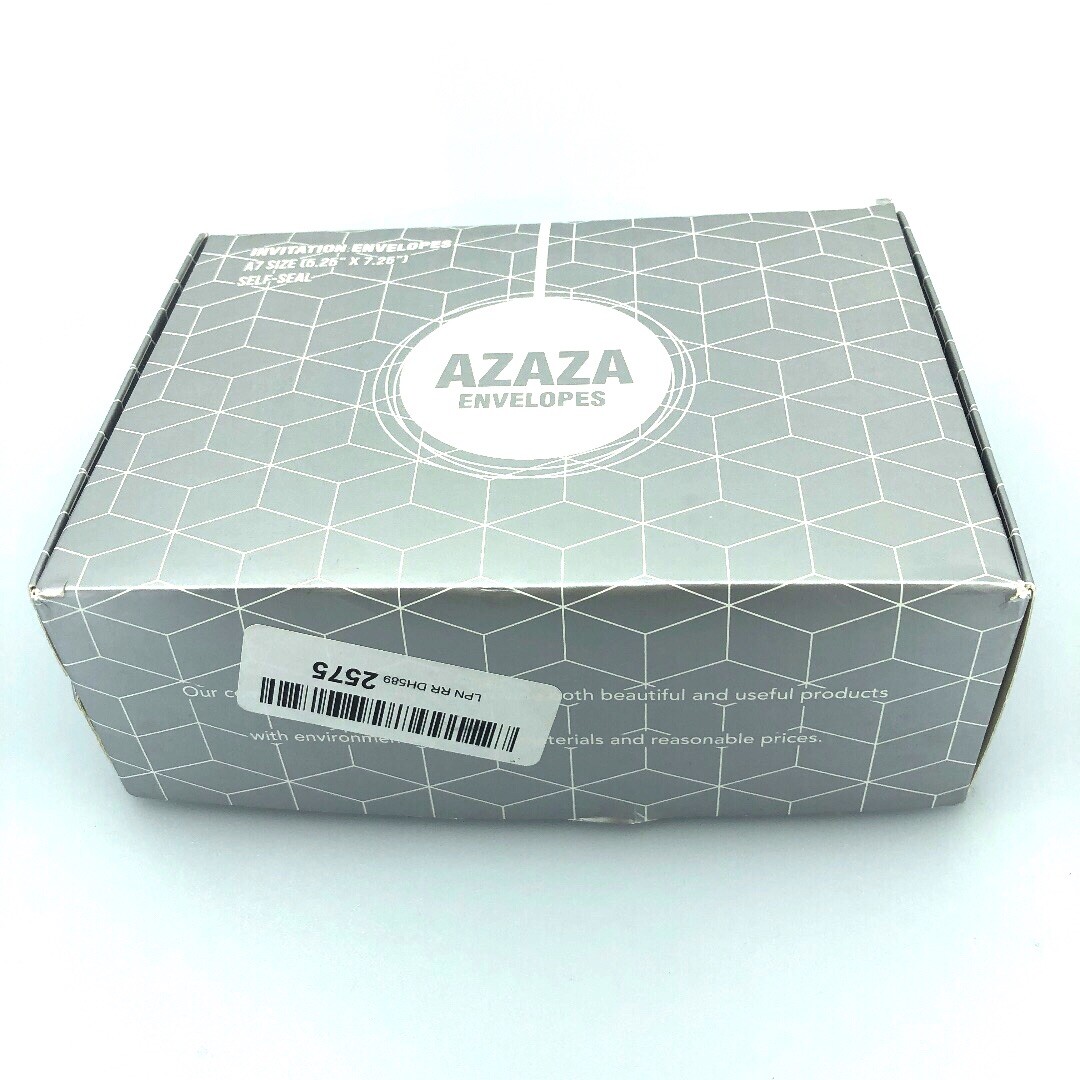 Azaza Invitation Envelopes Size A7-5.25″ X 7.25″ 100 Self Seal Square Flap New