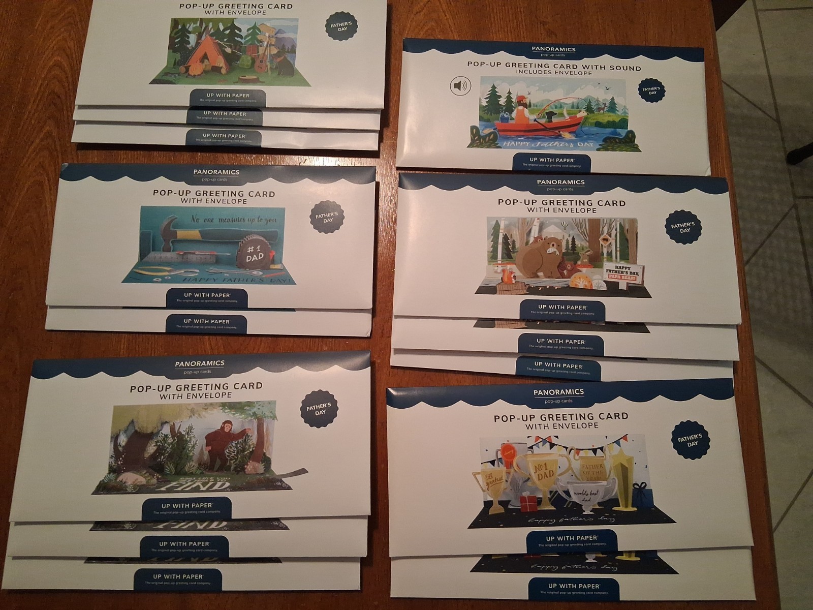 Fathers Day Pop Up Cards Different Varieties Lot Of 34