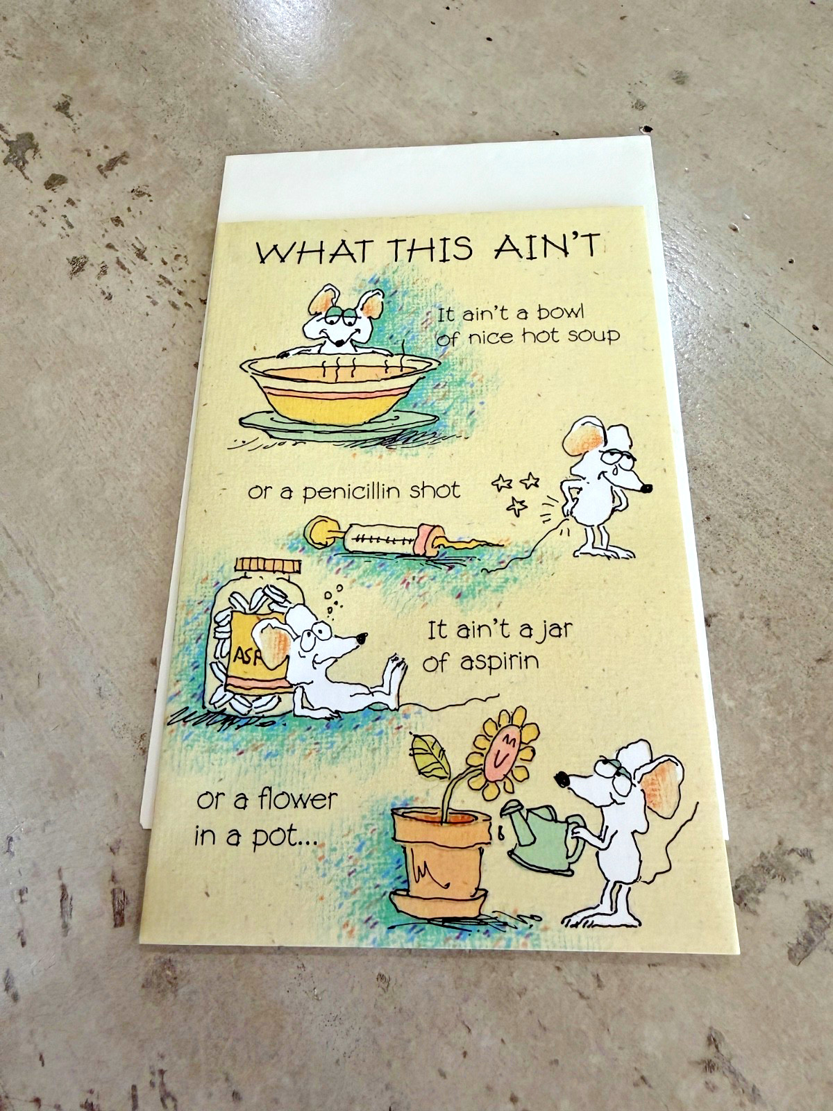 American Greetings Get Well Fast Greeting Card