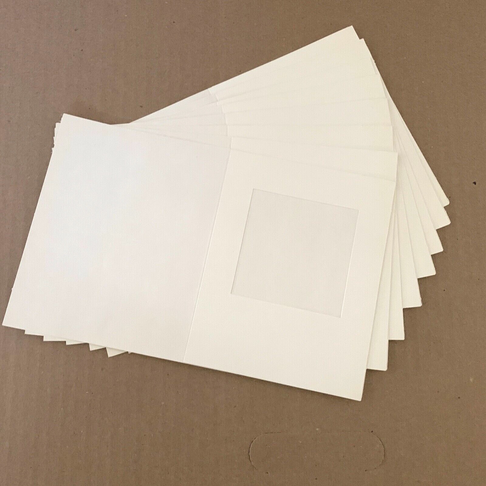 8 Polaroid Photo Frame Mailing Cards Bi-Fold 4.75″ x 6″