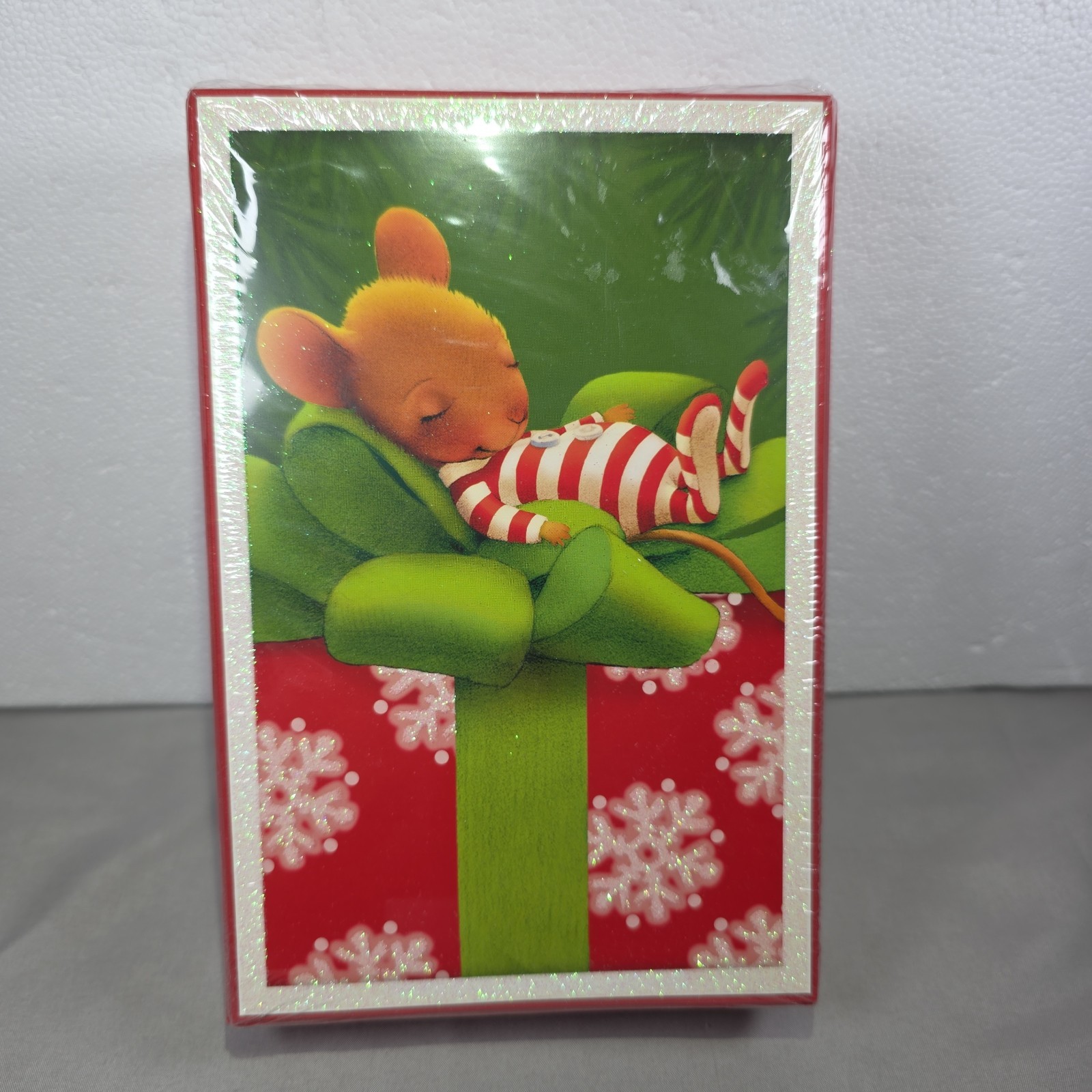Hallmark Christmas Holiday Boxed Greeting Card Set Mouse New 40 Cards