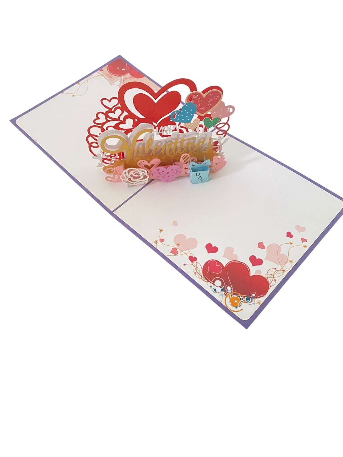 3D Happy Valentines Day Pop Up Card