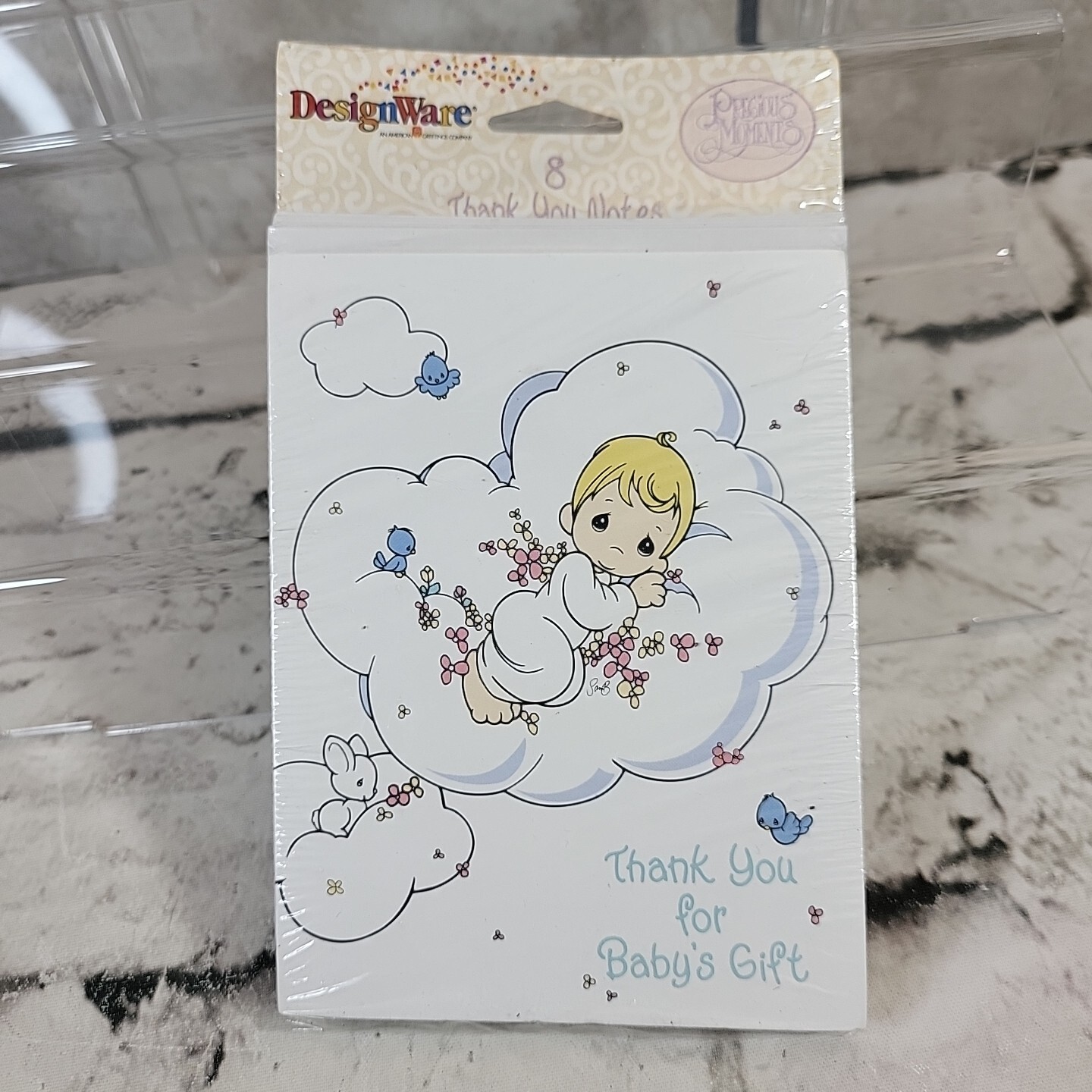 Precious Moments Thank You for Baby’s Gift Designware Thank You Notes New 2000