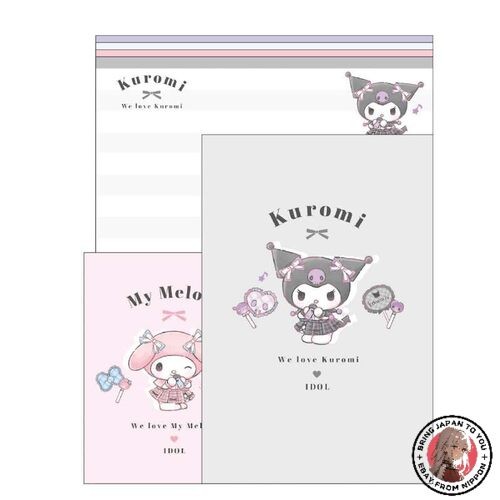 Kamio Japan Sanrio My Melody Kuromi Idol Letter Set Volume Up Letter