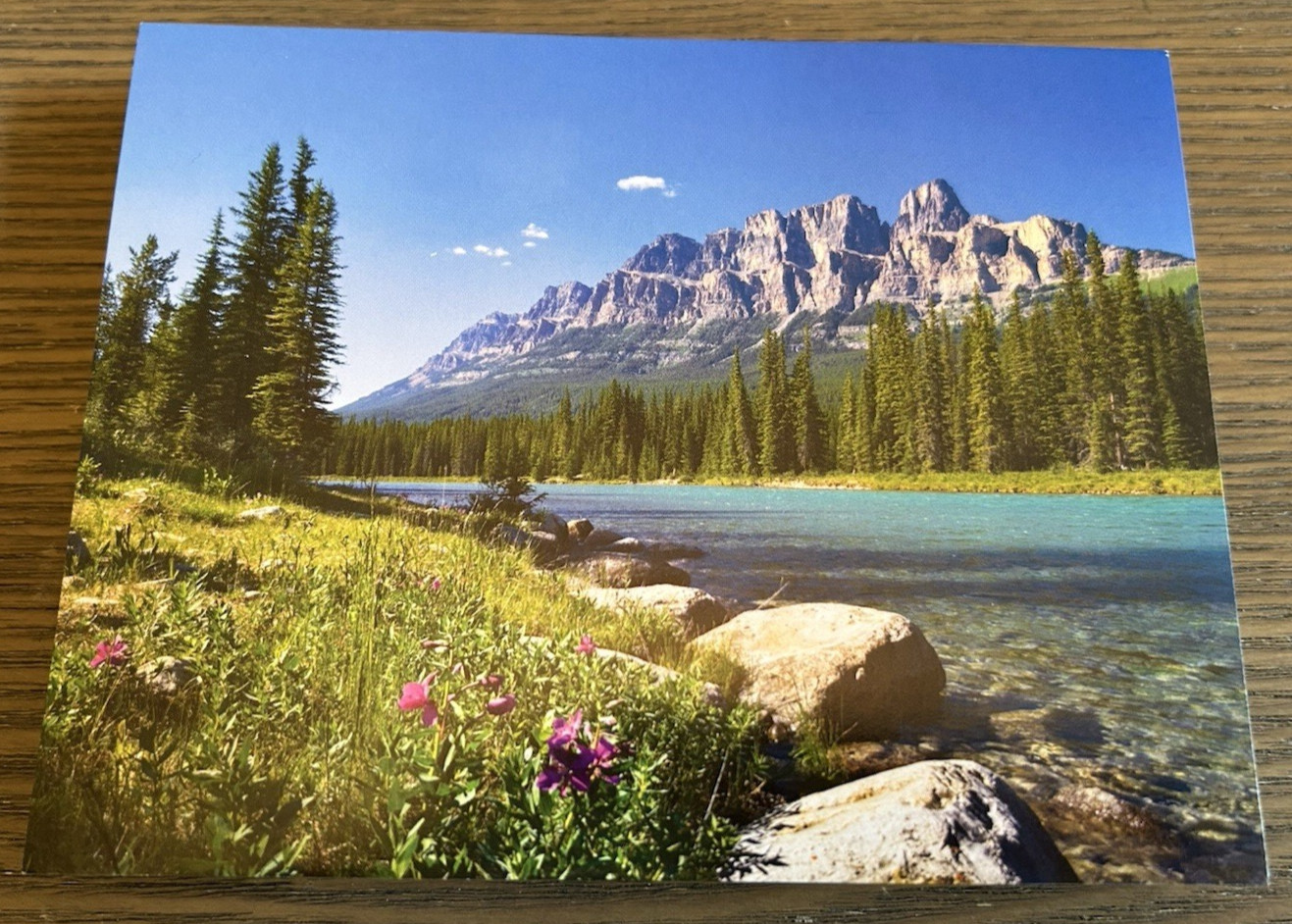 Beautiful blue lake & mountains 25 Blank Note Cards & Envelopes Buffini & Co
