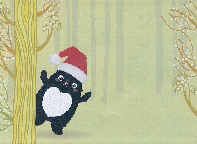 Merry Christmas – Christmas Tree Free Greeting Card – 14720