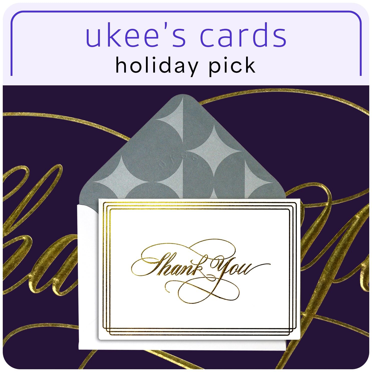 100-Pack Luxury Thank You Cards with Envelopes Bulk – Blank Thank You Notes w…
