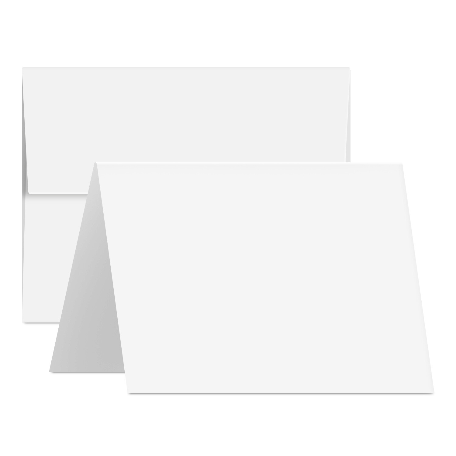 4.25 x 5.5 Blank White Greeting Cards & A2 Envelopes – Bulk Set of 25