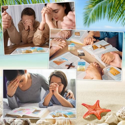 160 Pcs Prayer Card Religious Bible Verse Pocket Wallet Footprints in the Sand