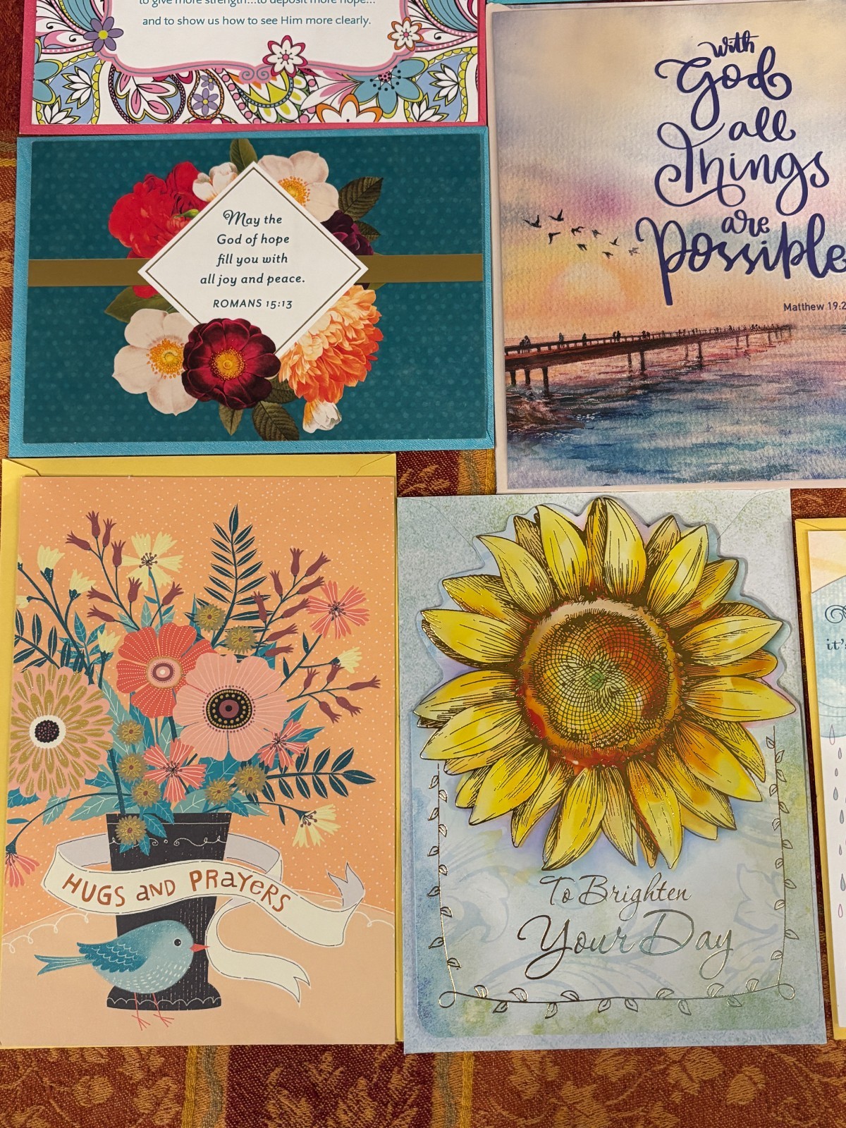 Fair Hope Notes – Christian Faith-Themed Greeting Cards – Lot of 15 w/Envelopes