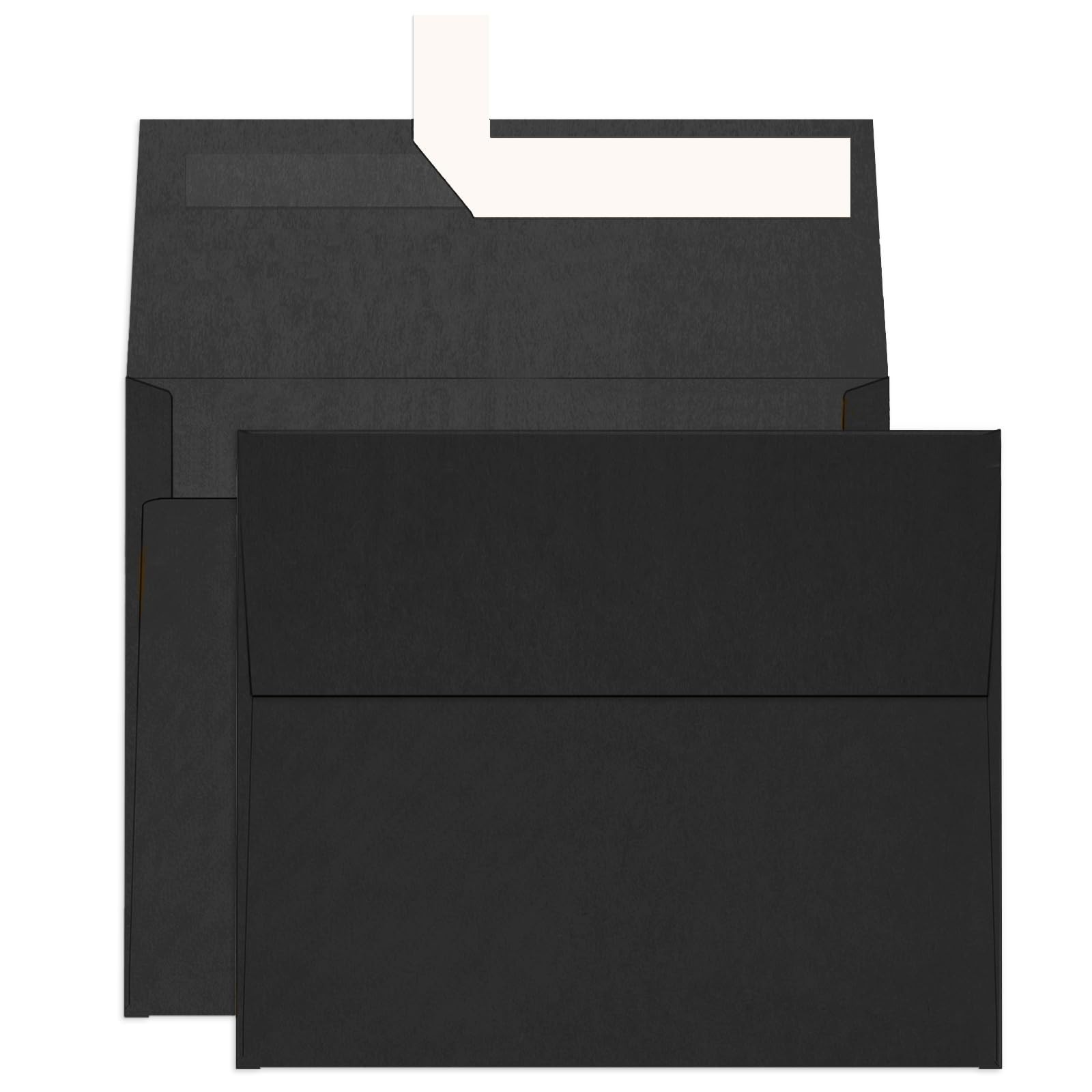 100 PCS Black A2 Envelopes 4.375×5.75 Inch Self Seal 120 GSM Fits 4.25×5.5