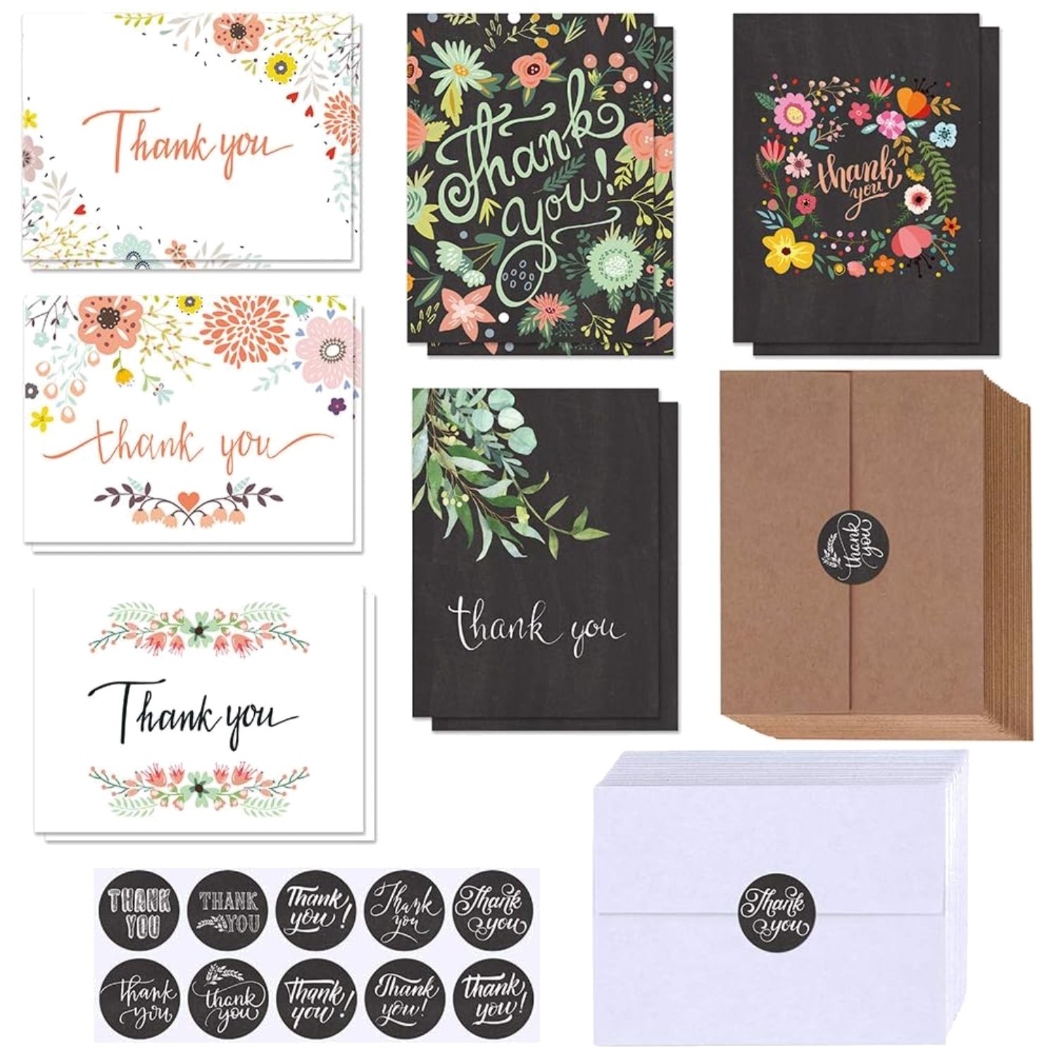 Bulk Blank Greeting Cards Set for Special Occasions