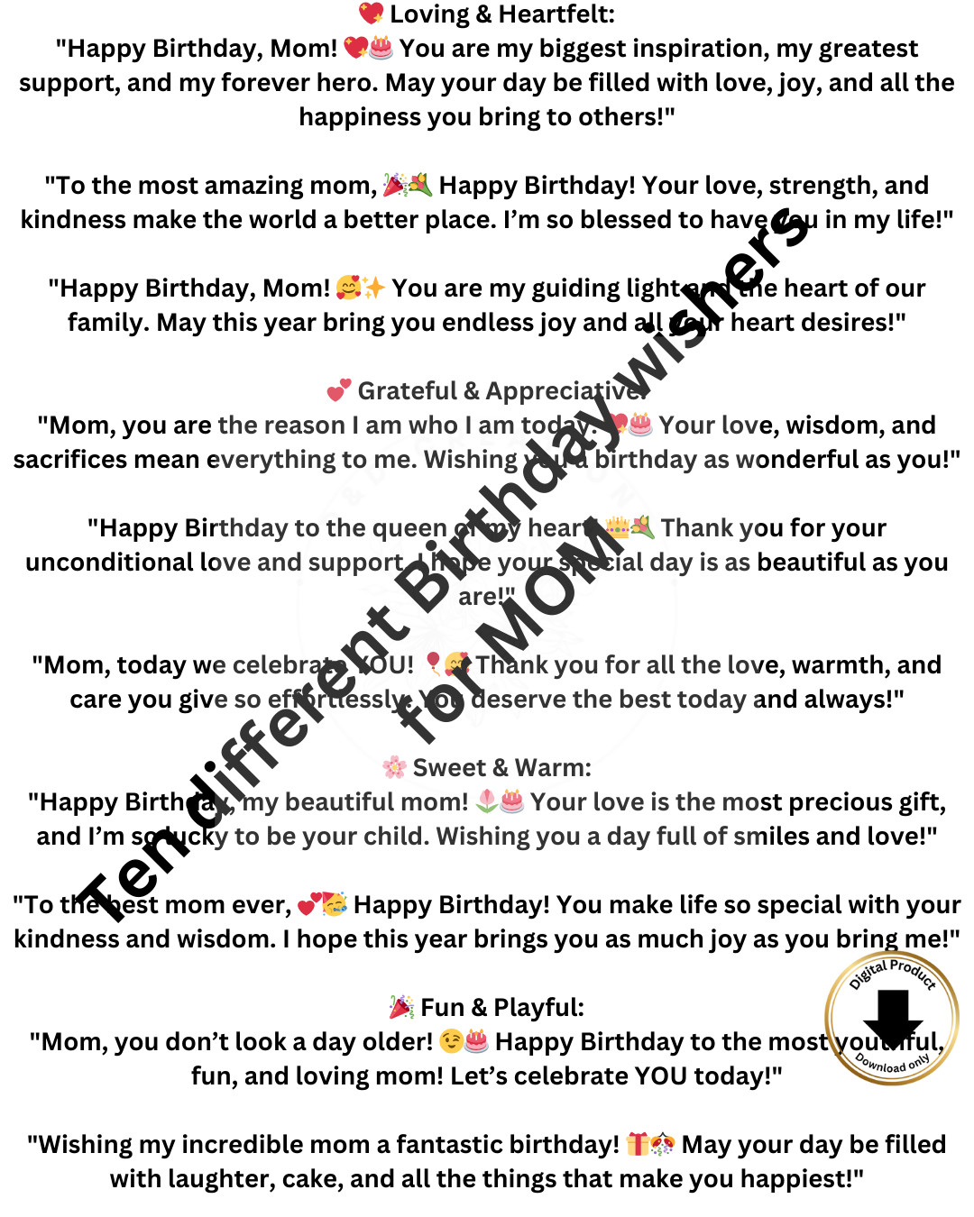 New Digital Birthday Card Printable