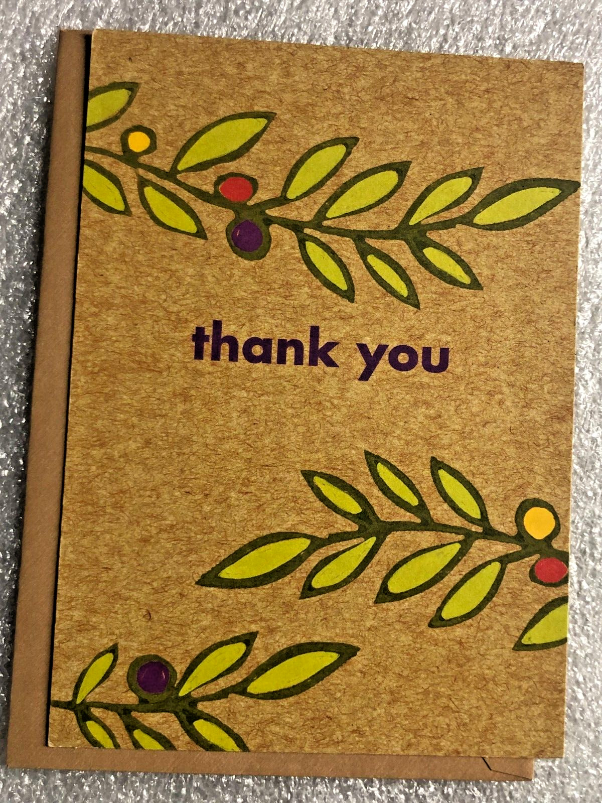 THANK YOU CARD RECYCLED PAPER GREETINGS “THANK YOU SO MUCH”