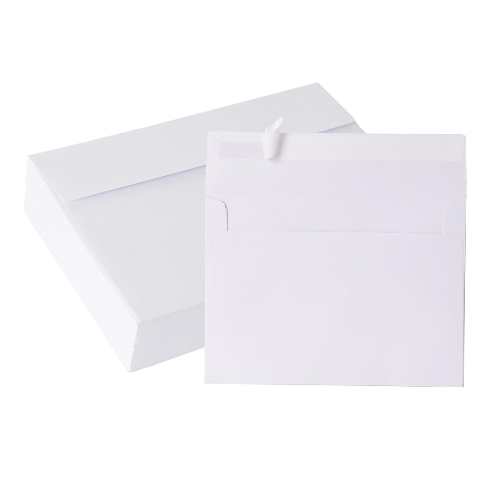Janvale 5×7 Envelopes 50 Pack, A7 White Envelopes for Invitations, 5 1/4” x 7…