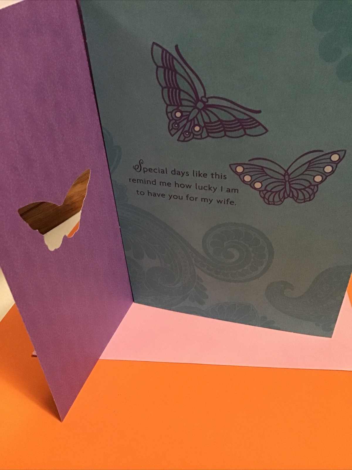 Mother’s Day For My Wife WITH TRACKING My Love 5.5”x 8” Hallmark Greeting Card