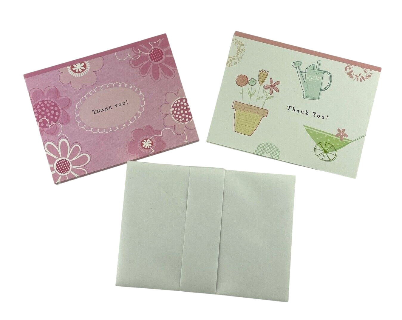 Hallmark Thank You Cards Garden Floral Theme 10 Cards & Envelopes