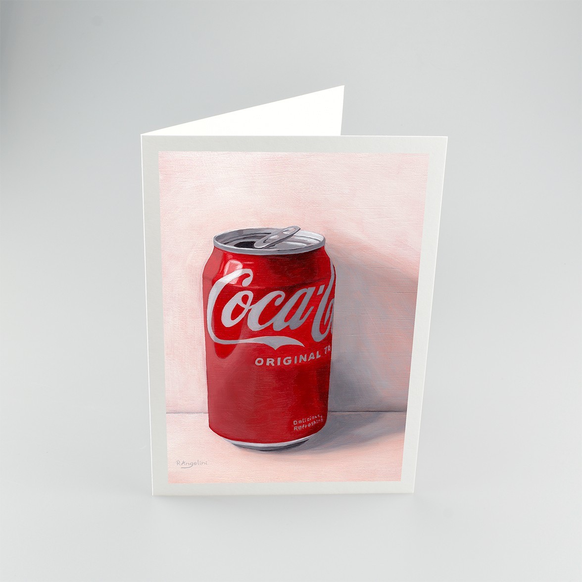 Can of Coca Cola – A5 Blank Greetings Cards