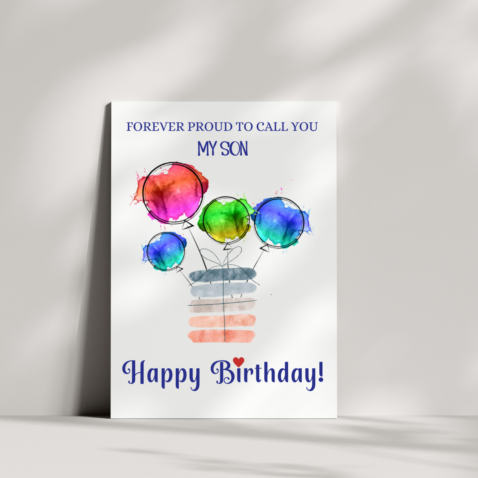 Birthday Card For Son Happy Birthday Card For Adult Son Card For Grown Son