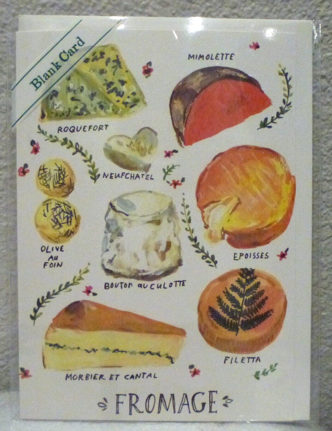 Trader Joe’s Greeting Card – Blank Card ~Fromage~