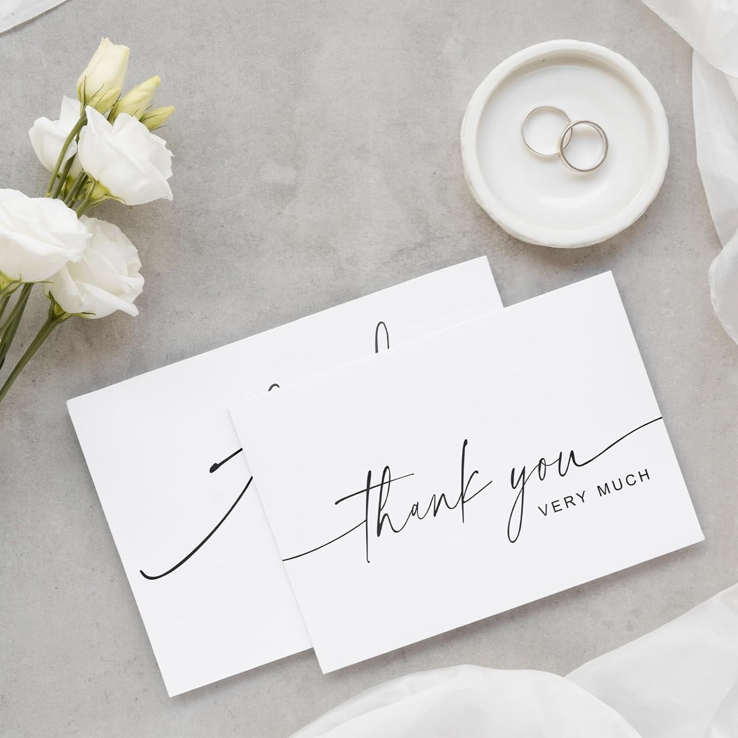 100 PACK Thank You Cards Bulk with Kraft Envelopes and Matching Stickers, 4×6…
