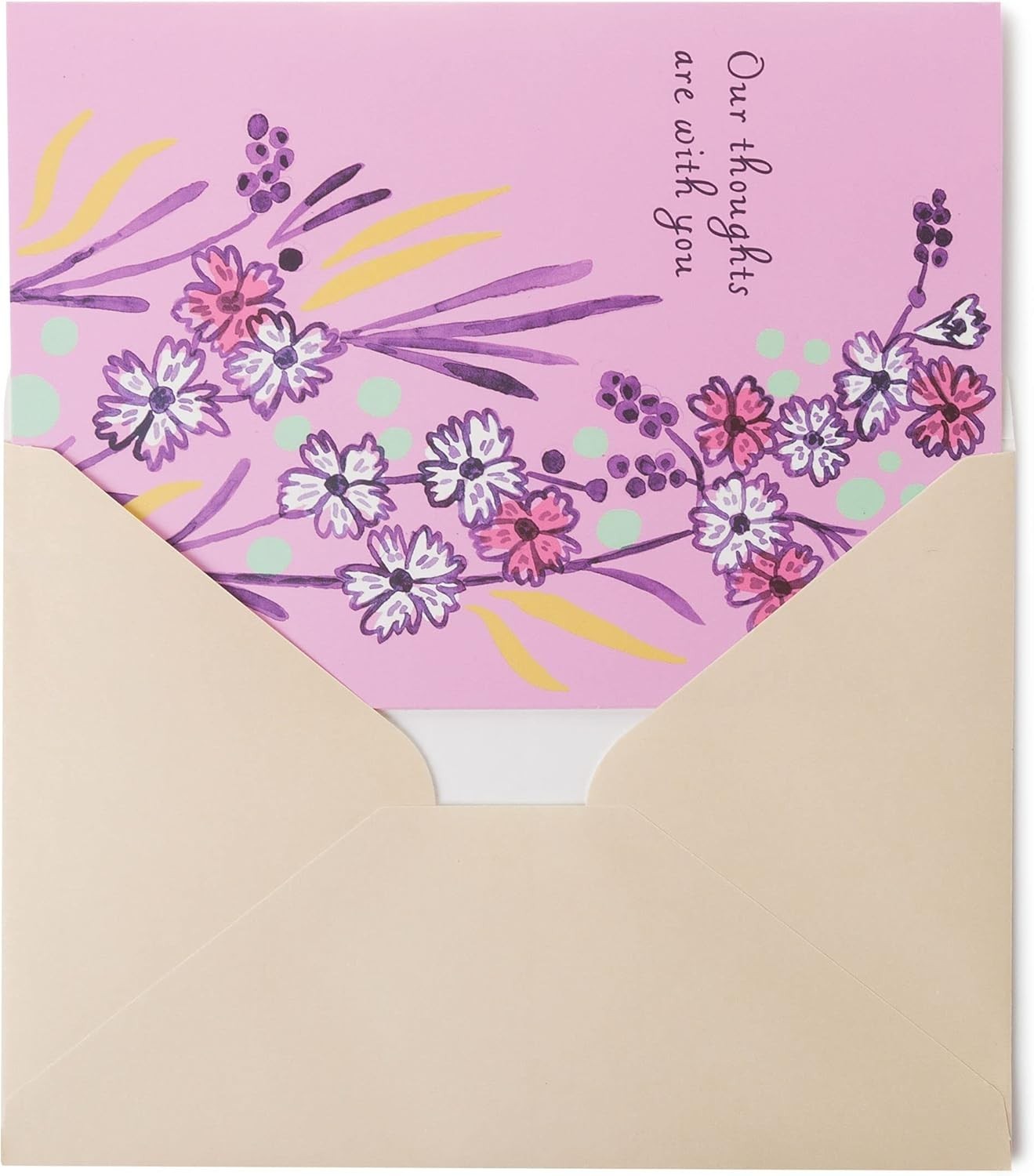 MPFY- Sympathy Cards Large 5″ X 7″, Pack of 11 with Envelopes, 6 Unique Designs,