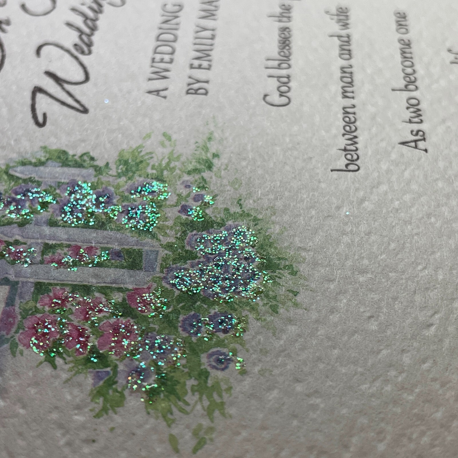 Religious WEDDING Congratulations Card by Emily Matthews + ✉