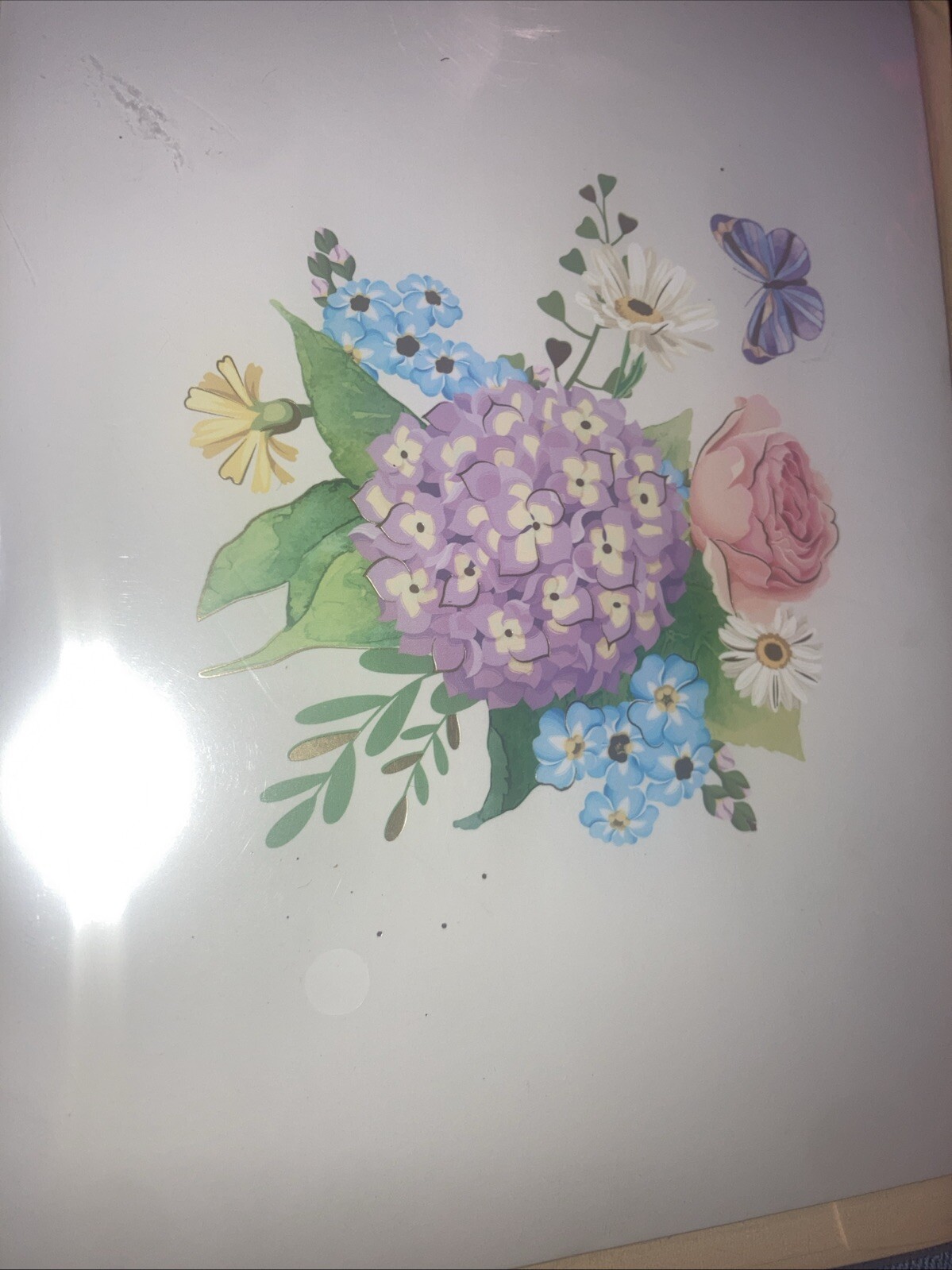 Hydrangea Flower 3D Pop Up Greeting card, anniversary card, birthday card