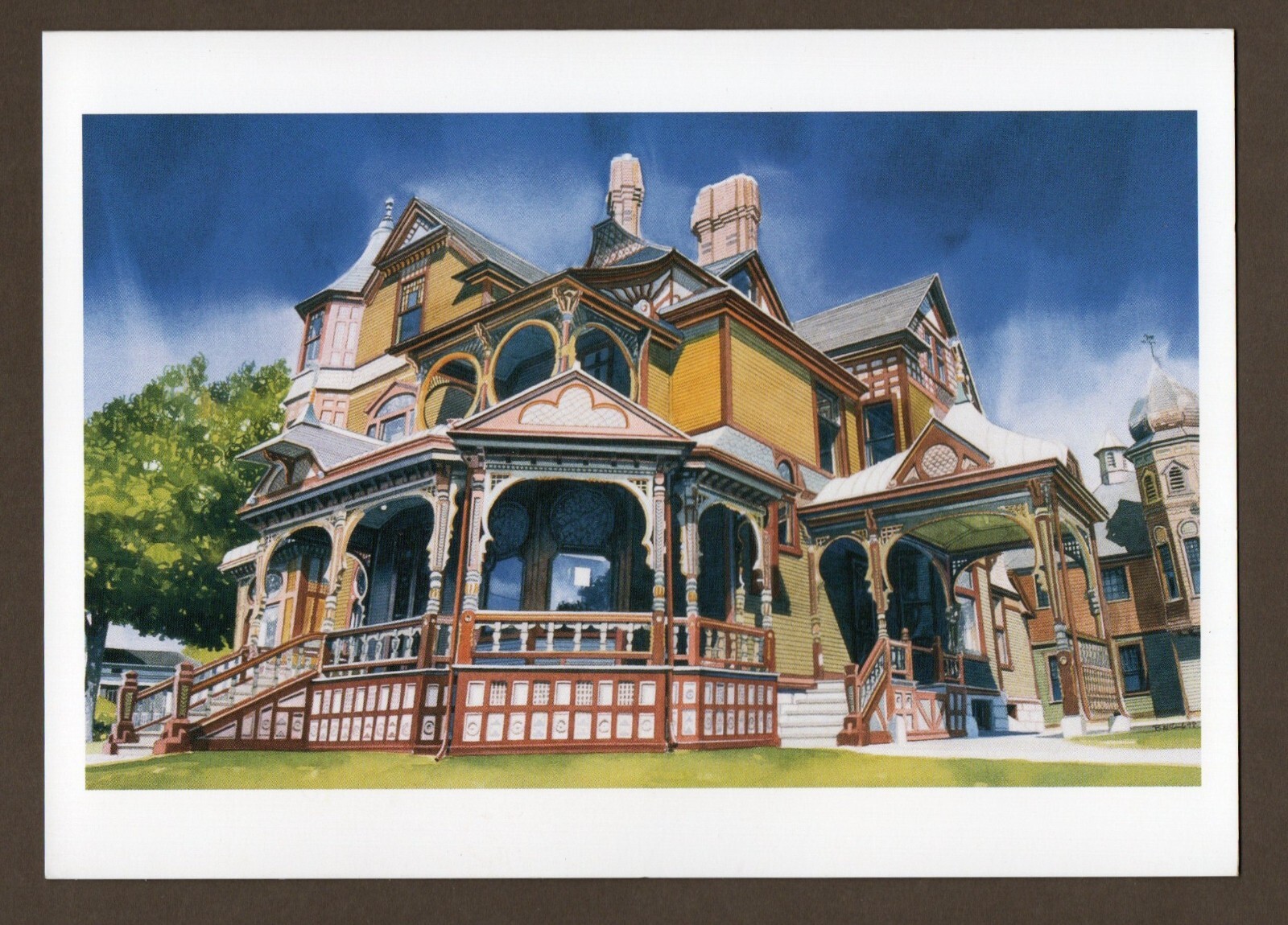 Hackley House Muskegon Greeting Card 7″ x 5″, Blank Inside, Michigan Souvenir