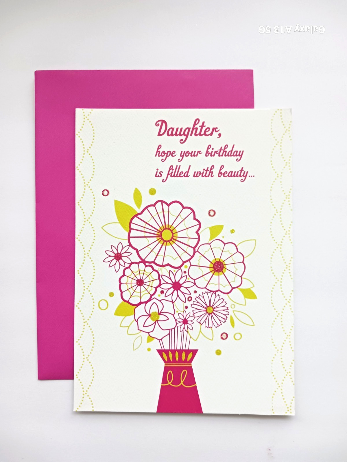 Happy Birthday Card DAUGHTER Hope your birthday is filled w/Beauty & Happiness
