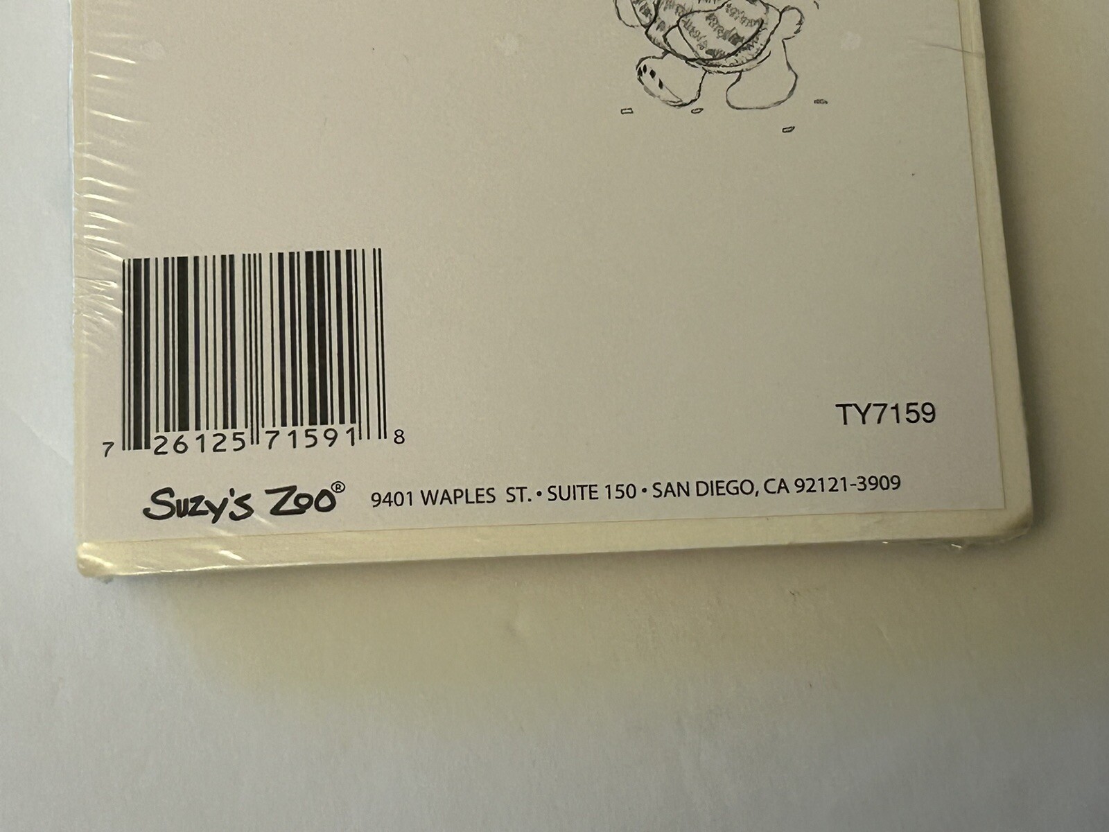 Suzy’s Zoo Thank You Cards Suzy Spafford Dancing Bear Pack of Ten w/ Envelopes