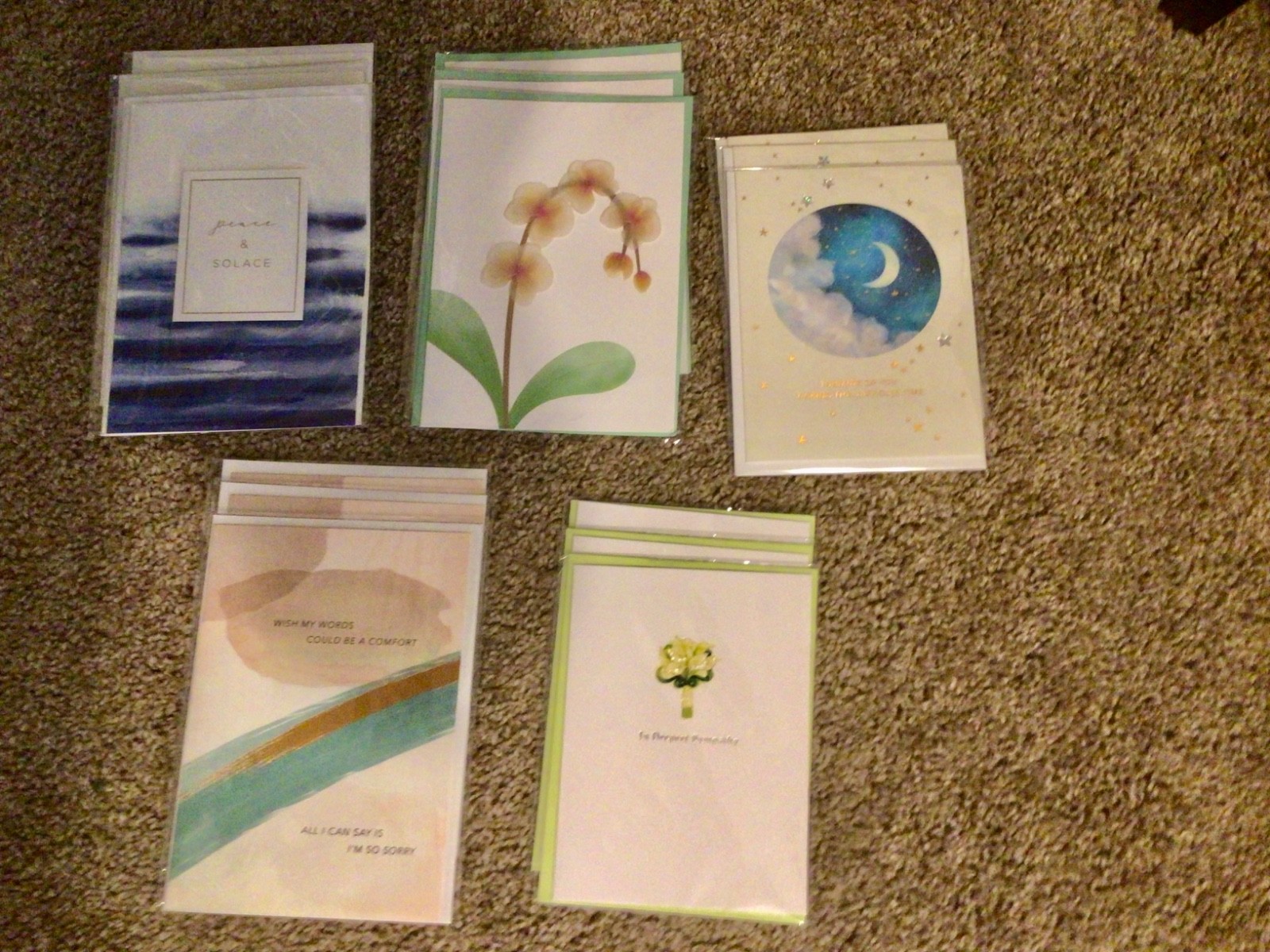 PAPYRUS Sympathy Card Lot of 15****FREE SHIPPING **