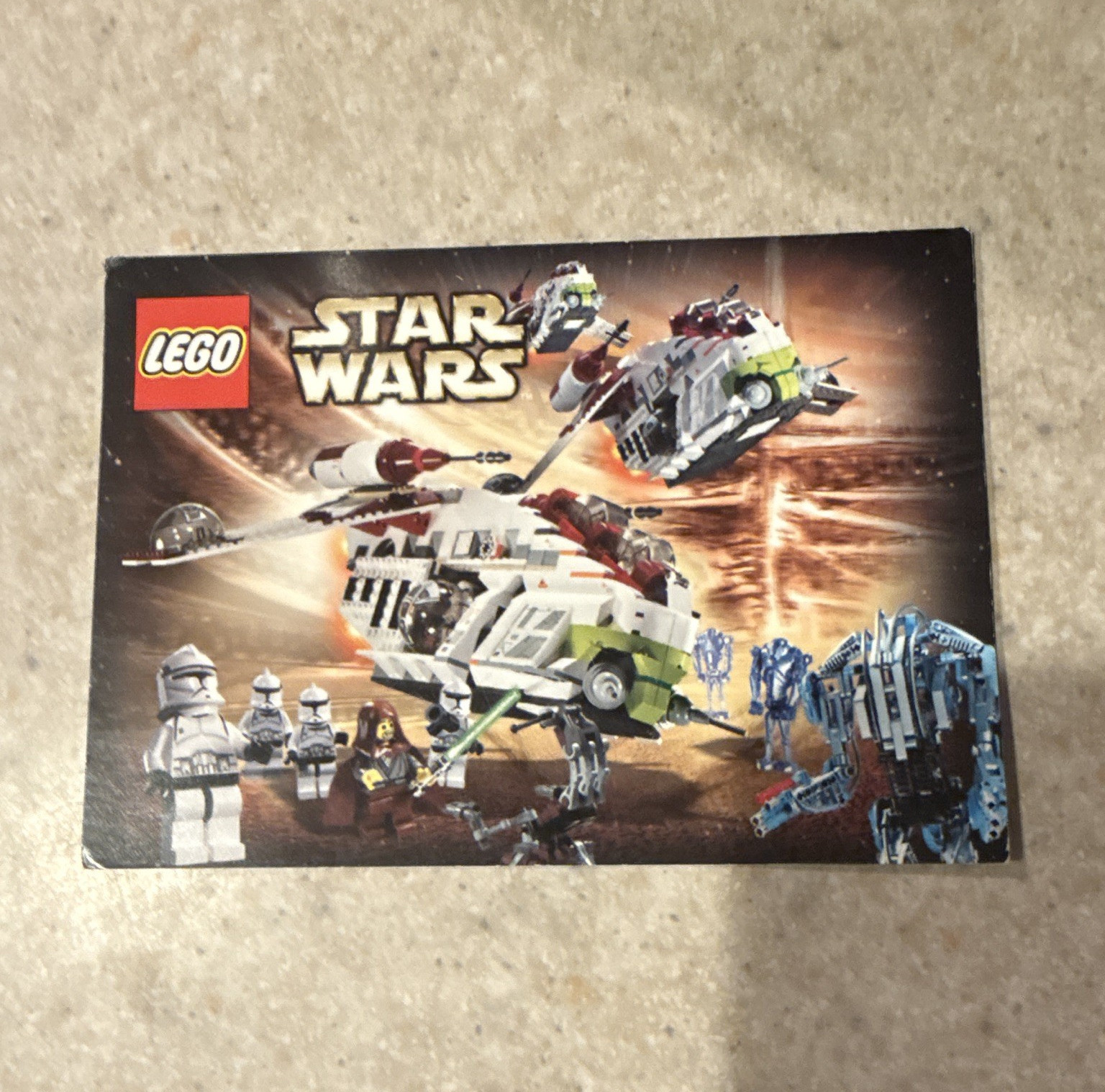 ‼️Rare‼️LEGO Star Wars Flat Greeting Card Postcard, Multicolor, Blank Back