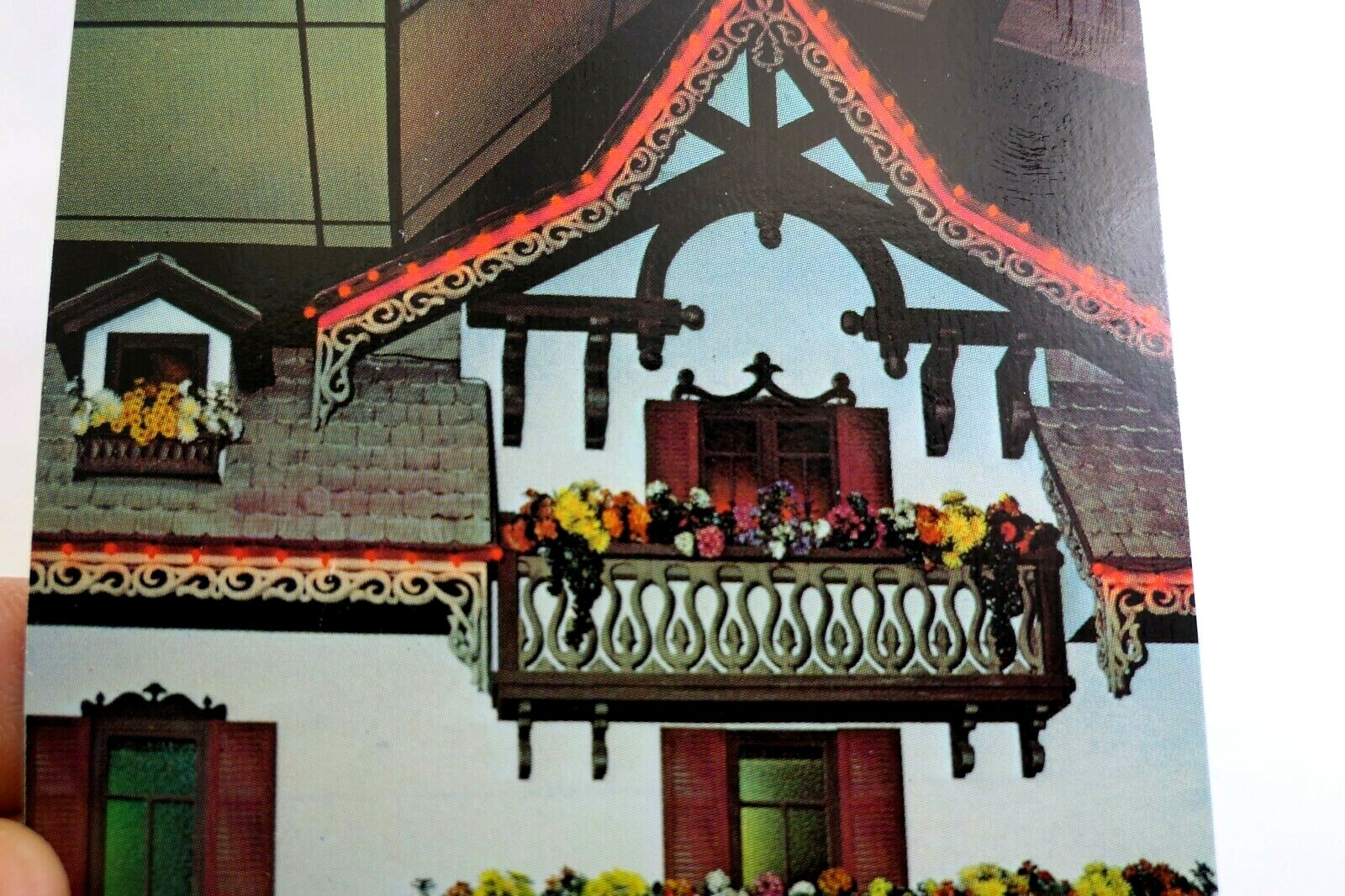Redwood Empire Ice Arena Postcard Swiss Home Decor Skating California USA