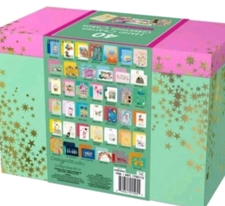 PRO4ALL Hand Crafted All Occasion Greeting Card Collection, 40-count NEW MODEL
