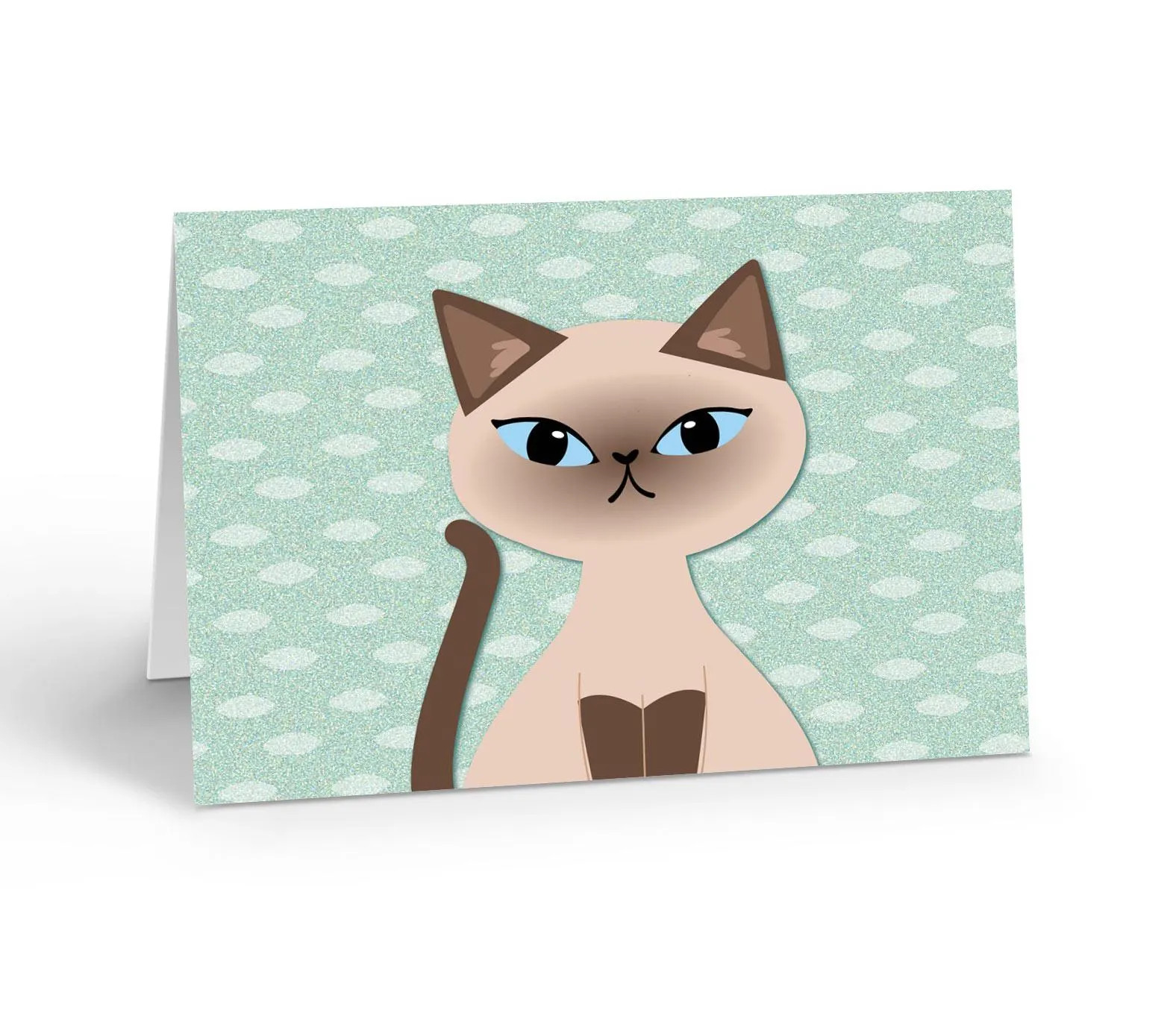 Stonehouse Collection | Siamese Cat Note Cards for Correspondence | Kitty