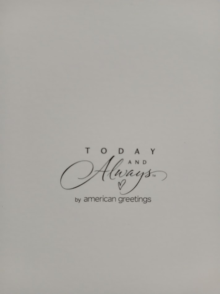 8″ American Greetings Belated Birthday Card Someone Special Thoughts Right Time
