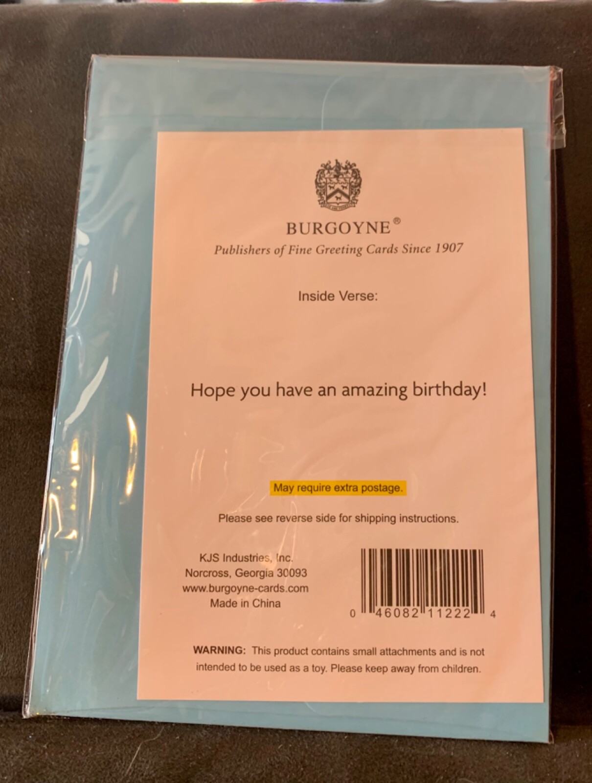 Happy Birthday Card! 3D Colorful Amazing Day! By Burgoyne
