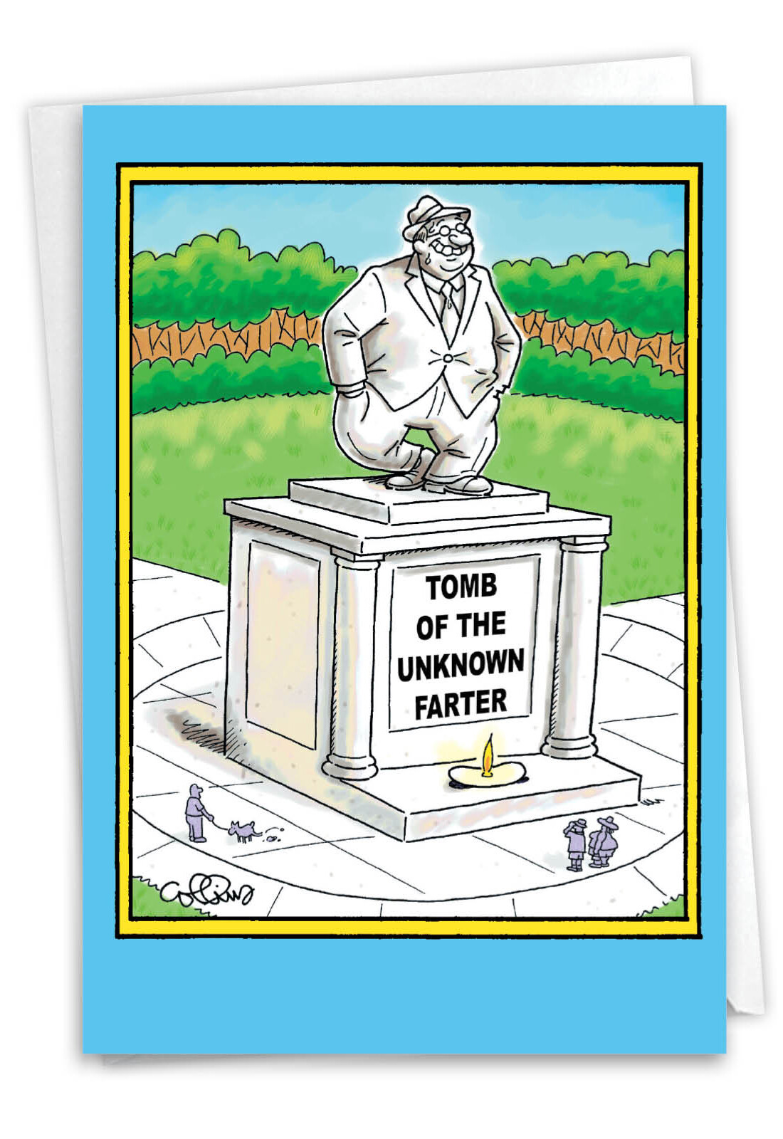 1 Funny Father’s Day Greeting Card – Dad Unknown Farter – w/ Envelope, US-Made