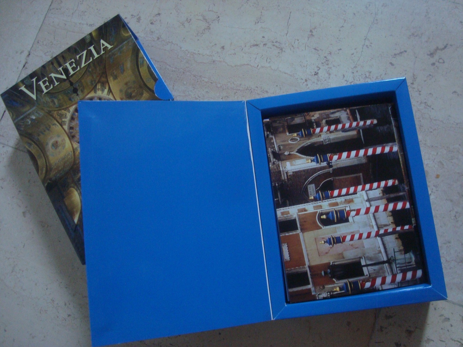 VENICE ITALY masterpiece ART COLLECTORS BOX 30fold out GREETING CARDS +ENVELOPES