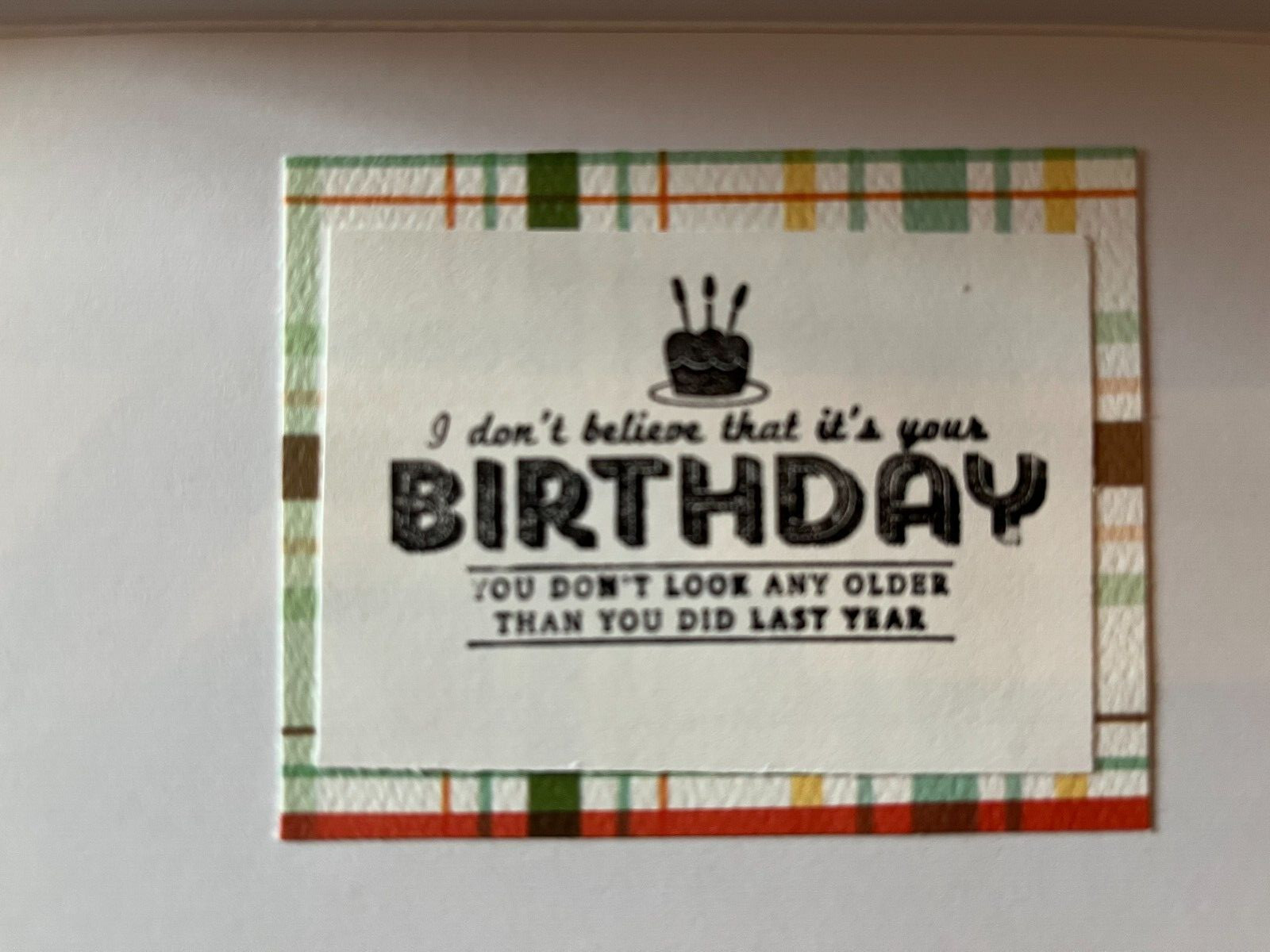 Tractor Birthday Card
